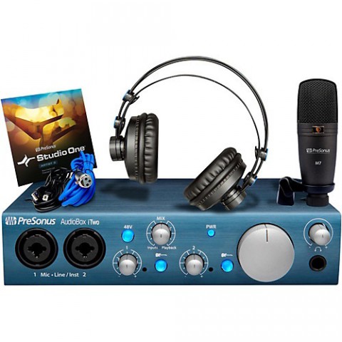 PreSonus AudioBox iTwo Studio, Recording Bundle